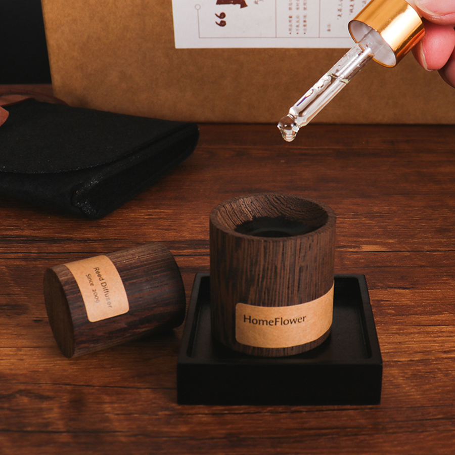 Home Fragrance Verbena - Black walnut essential oil diffuser, indoor