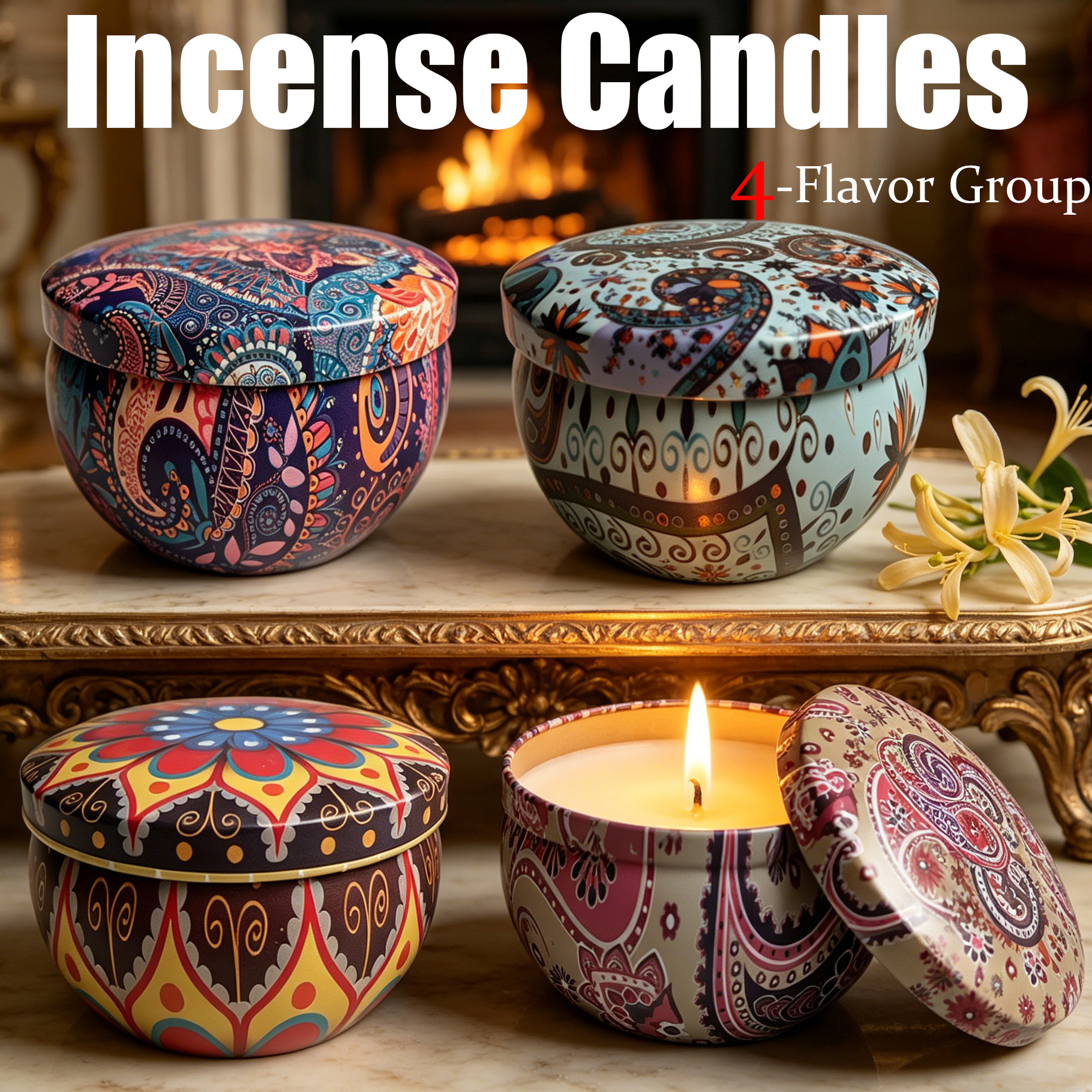 Exquisite Scented Candles in a - Home Fragrance Lemongrass review and price