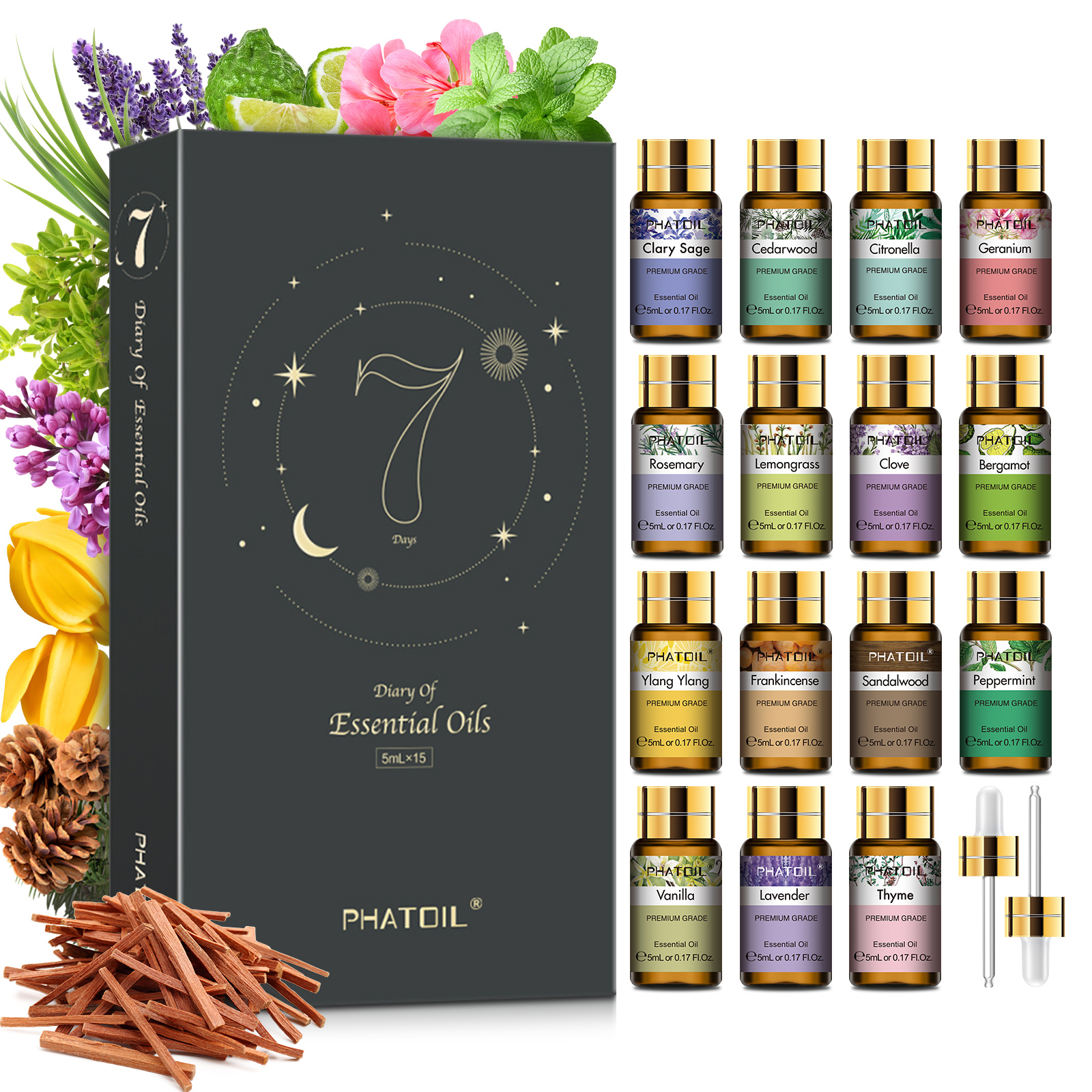 PHATOIL 15 Bottles Essential O - Home Fragrance Lemongrass review and price