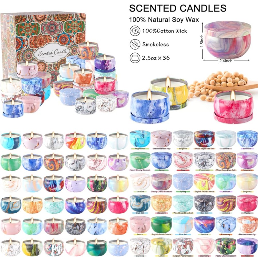 Scented Candles Set for Home,  - Home Fragrance Best review and price