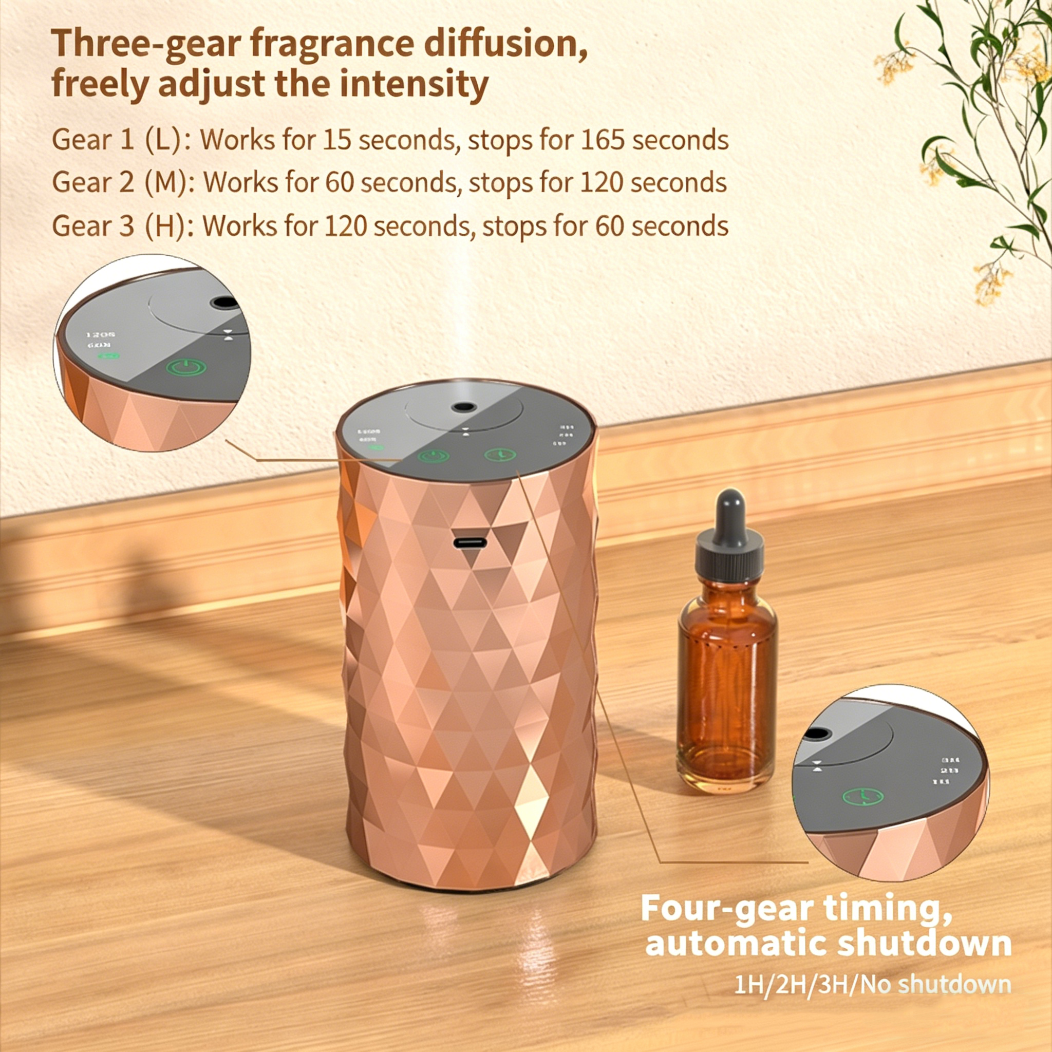Waterless Essential Oil Diffus - Home Fragrance Verbena review and price