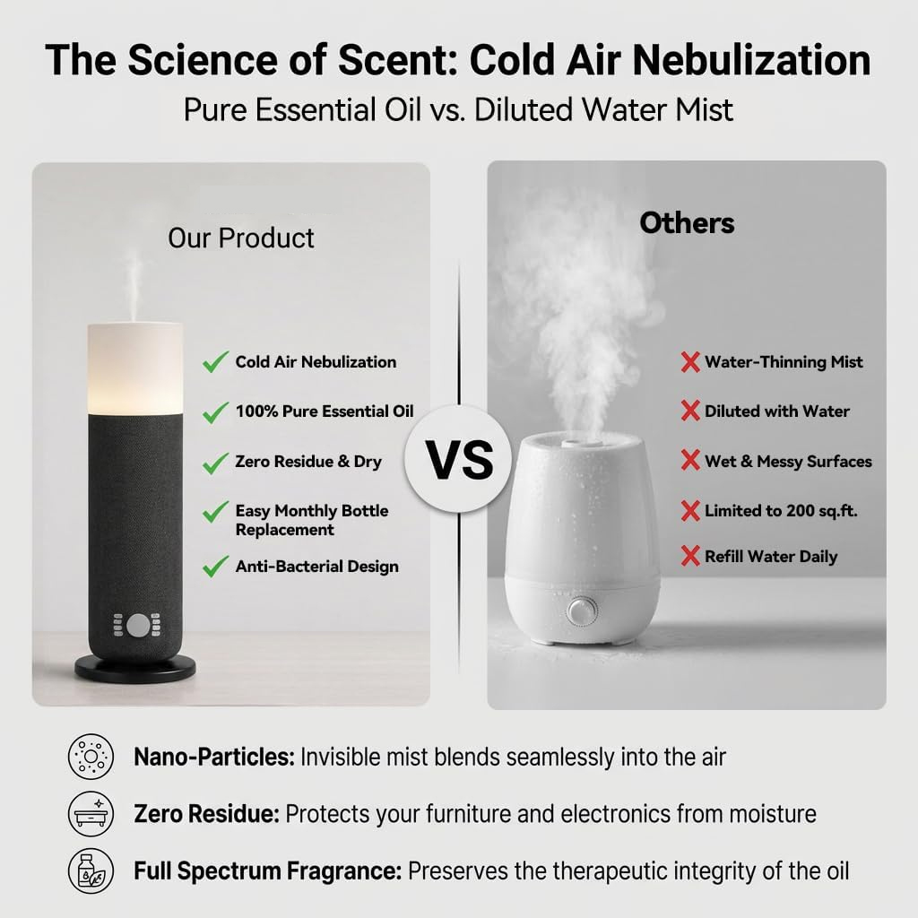 NAMSTE 120ML Tower Scent Diffu - Home Fragrance Diffuser Electric review and price