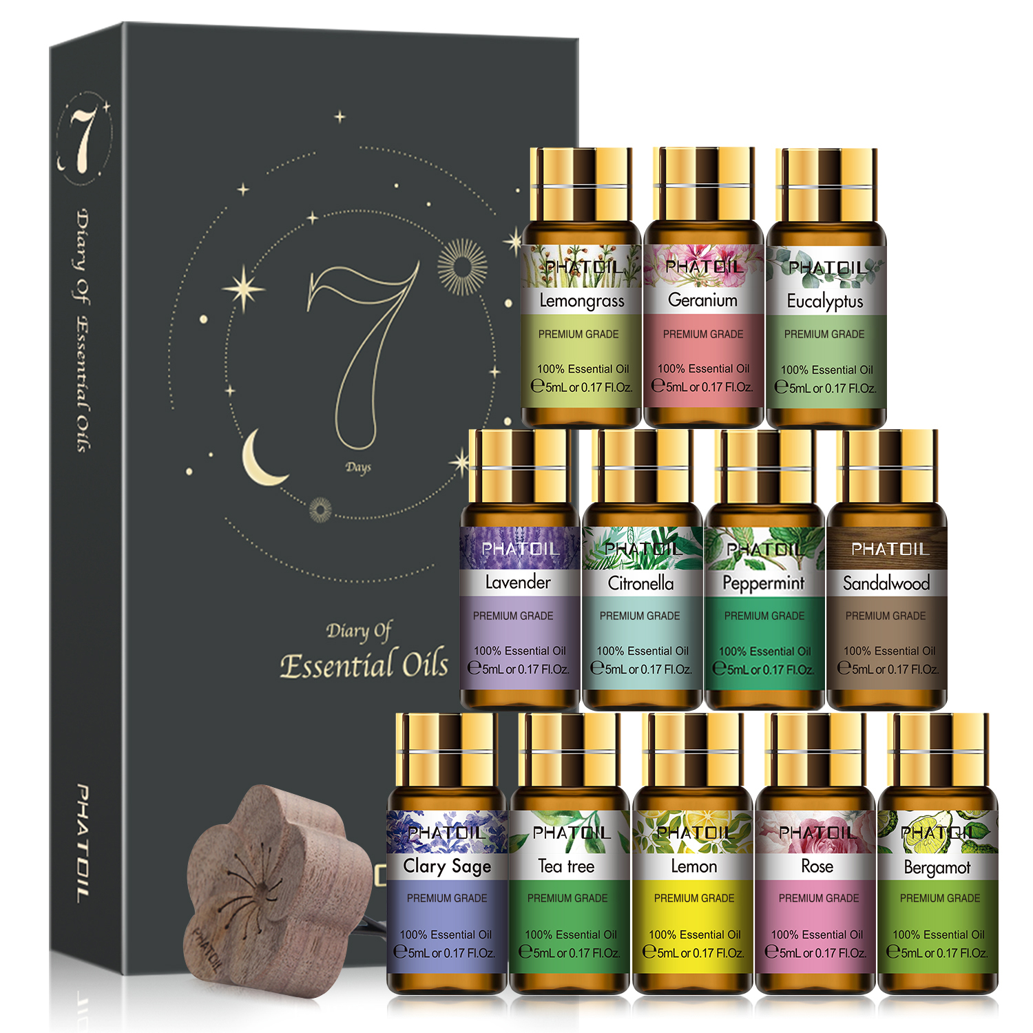 PHATOIL 12pcs Gift Box Pure Es - Home Fragrance Lemongrass review and price